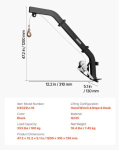 Puule kinnitatav hirvetõstuk, 160 kg — pilt 7