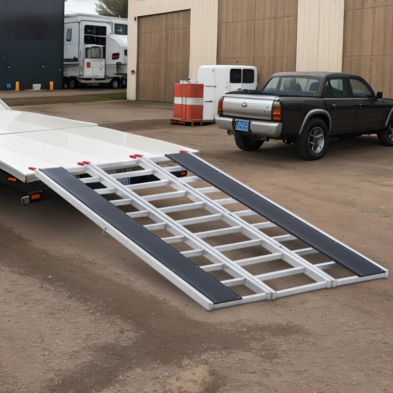 Kolmekordne laadimisramp, 680,4 kg, 2160 x 1375 mm