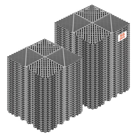 Interlocking Drainage Mats, 310 x 310 mm, 55 tk