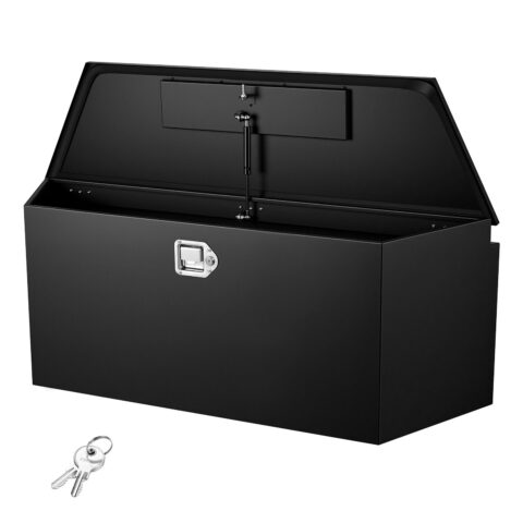 Trailer Tongue Box, 50 kg, 124 x 35,3 x 47,0 cm