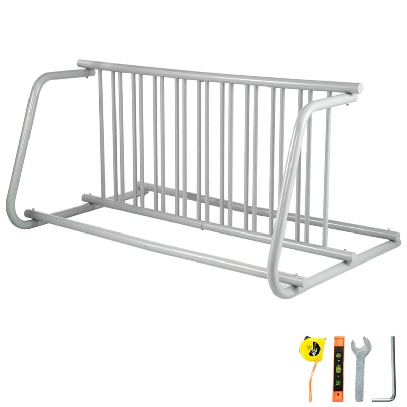 10 Holders Floor Bike Rack, 1,5 m, 151,7 x 96,5 x 74,3 cm