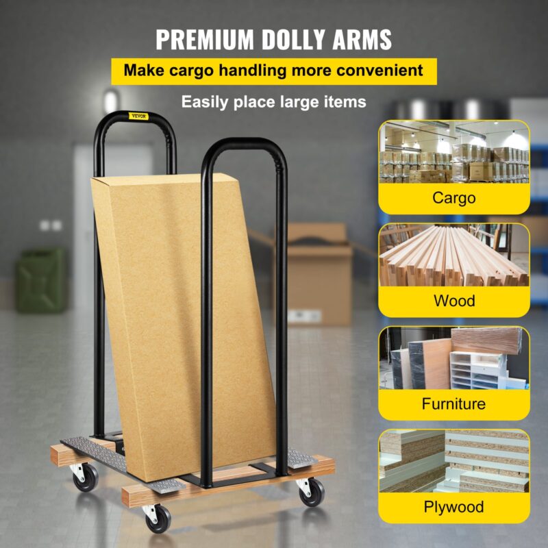 Dolly Converter 33,0 cm Laius x 96,5 cm Kõrgus Terasest muunduri käepidemed 113 kg