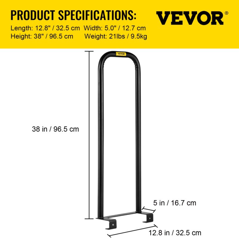 Dolly Converter 33,0 cm Laius x 96,5 cm Kõrgus Terasest muunduri käepidemed 113 kg