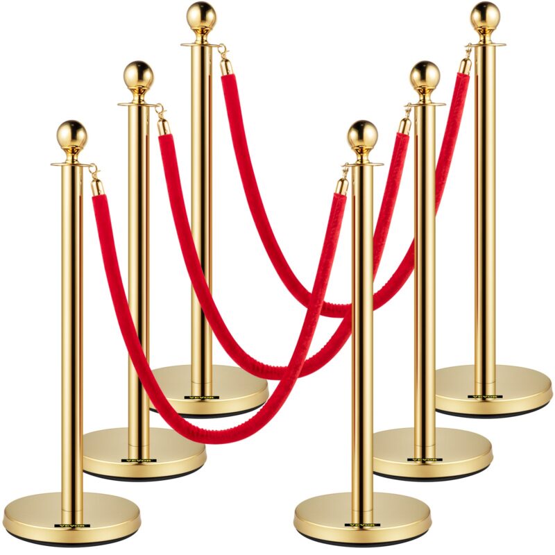 Velvet Ropes and Posts, 1,5 m, 96 cm