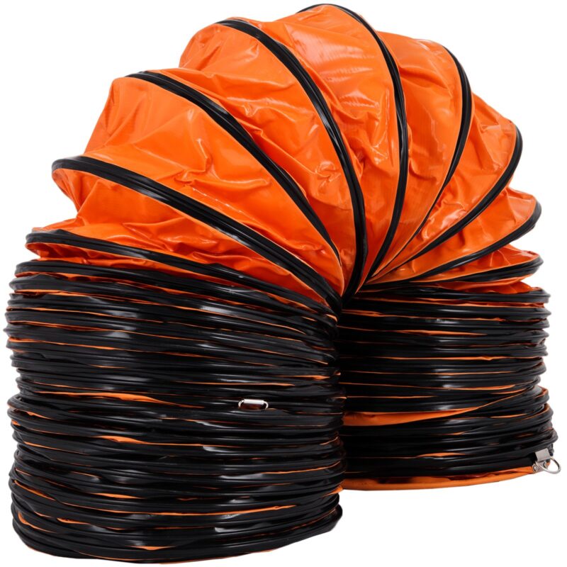 10 M/9.75 m PVC Flexible Duct Hosing for 300 MM/30.5 cm Diameter, 30,5 cm läbimõõt