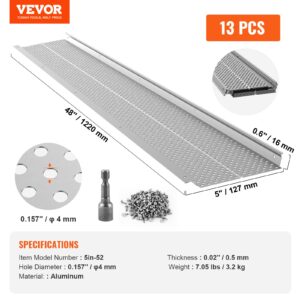 VEVORi vihmaveerennide kaitse, 12,7 cm laius, 15,8 m, 13 tk — pilt 7