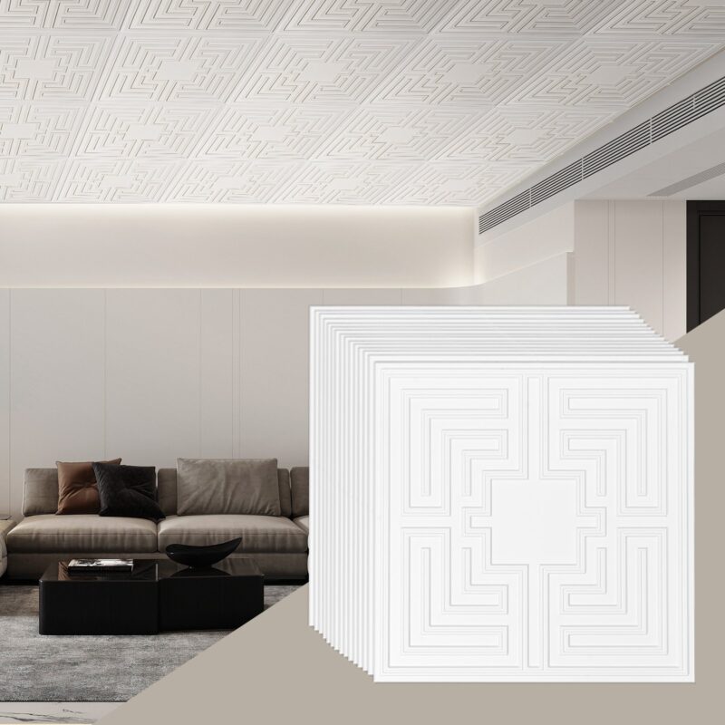 Ceiling Tiles, 61,0 x 61,0 cm, 12 tk