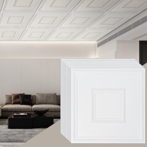 Ceiling Tiles, 61,0 x 61,0 cm, 12 tk