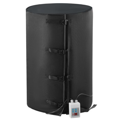 208.2 L Metal Drum Heater 1300W 0-63°C Adjustable w/ Independent Thermostat, 208,2 L