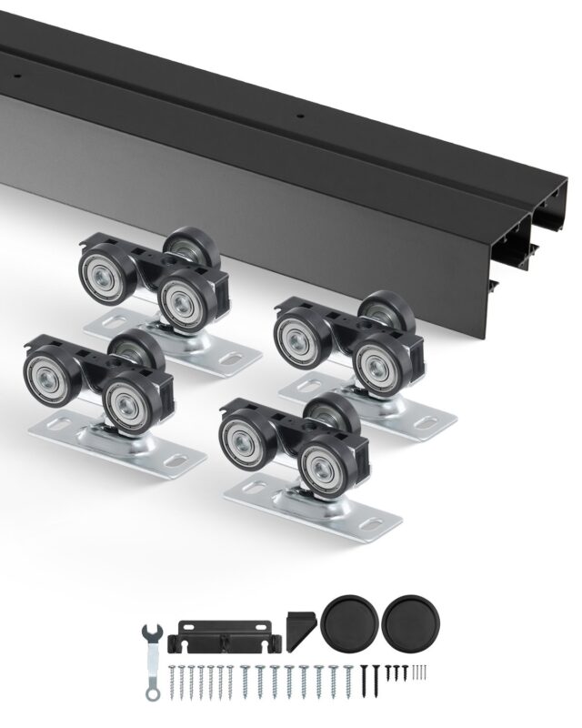 Bypass Door Hardware, 68 kg, 1,22 m, 2 uksega
