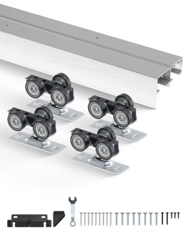 Bypass Door Hardware, 68 kg, 1,52 m, 2 uksega