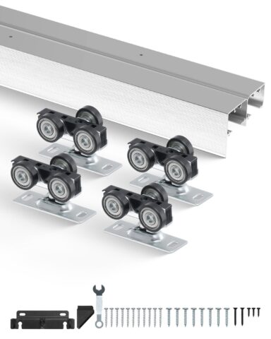 Bypass Door Hardware, 68 kg, 1,83 m, 2 uksega