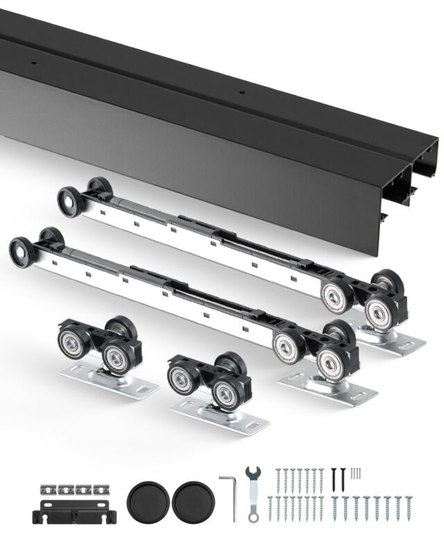Bypass Door Hardware, 68 kg, 2,44 m, 2 uksega