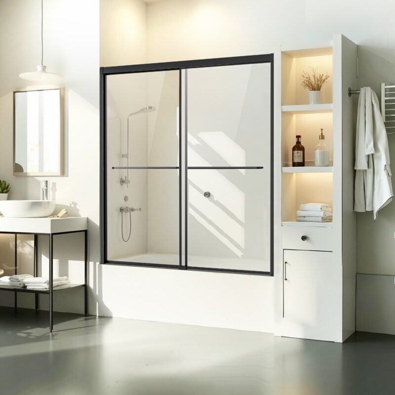 Bathtub Shower Door, 152 cm, 6,35 mm