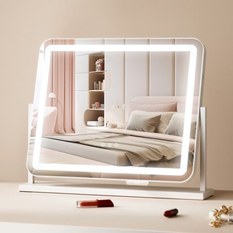 Vanity Mirror with Lights, 55,1 x 45,0 cm, 610 x 118 x 490 mm