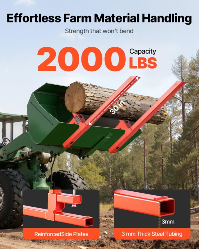 VEVOR Kaubaaluste kahvlid, 907 kg, 109 cm, 1090×230×80 mm
