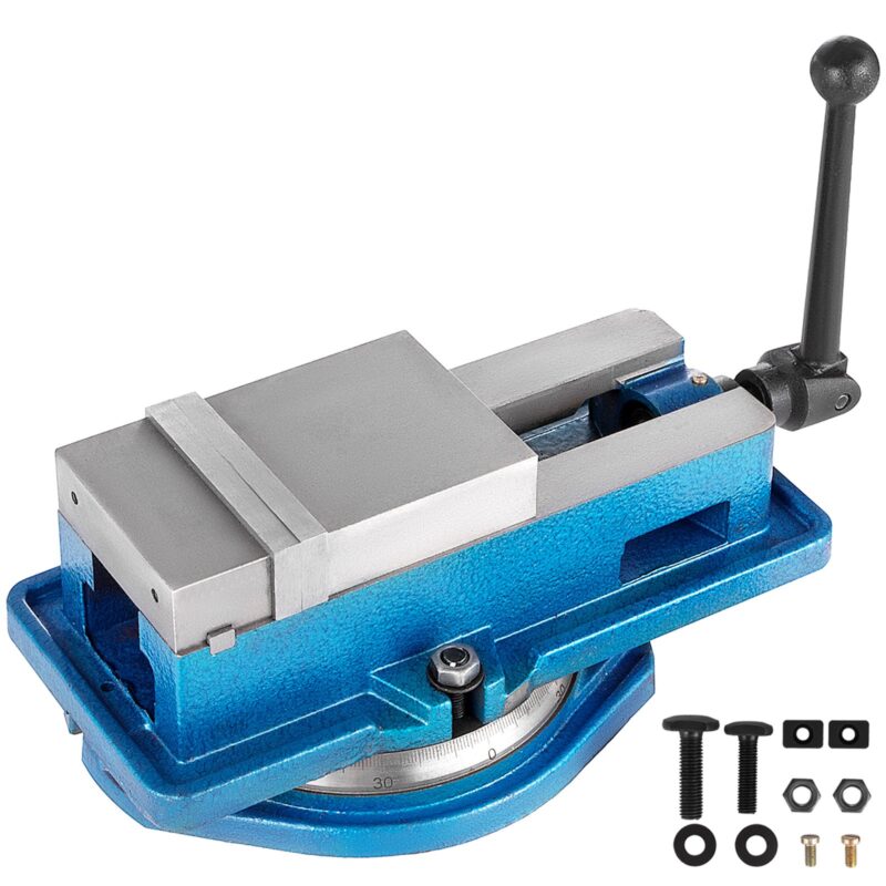 Precision Milling Machine Vise 10.2 cm Accu Lock Swivel Base Clamping Vise 360 Degrees