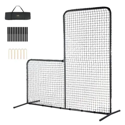 VEVOR Ekraan L pesapalli löögipuuri jaoks, 2,13 x 2,13 m, 2130×960×2130 mm