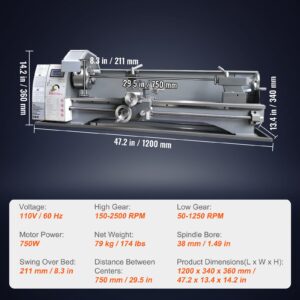 Metallitreipink, 21,1 cm, 750 W — pilt 7