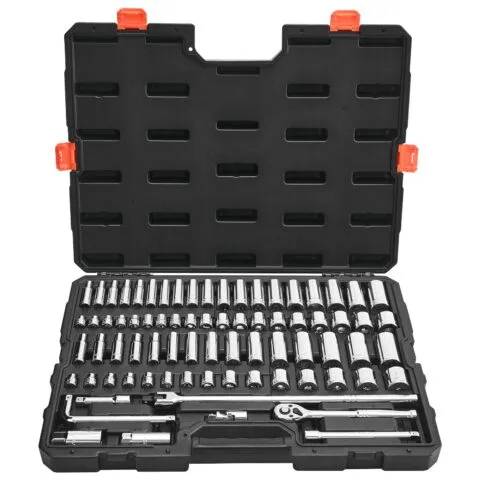 Pistikupesade komplekt, 9,5 mm, 76 osa