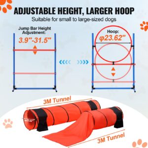 VEVOR Koerte agility treeningvarustus, 7 tk, 300 cm — pilt 4