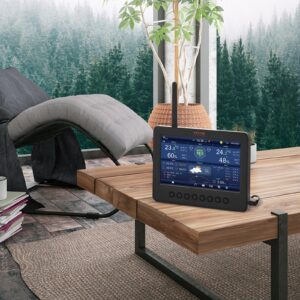 17,8 cm-1 WiFi ilmajaam 186 mm TFT-ekraaniga traadita välisandur — pilt 8