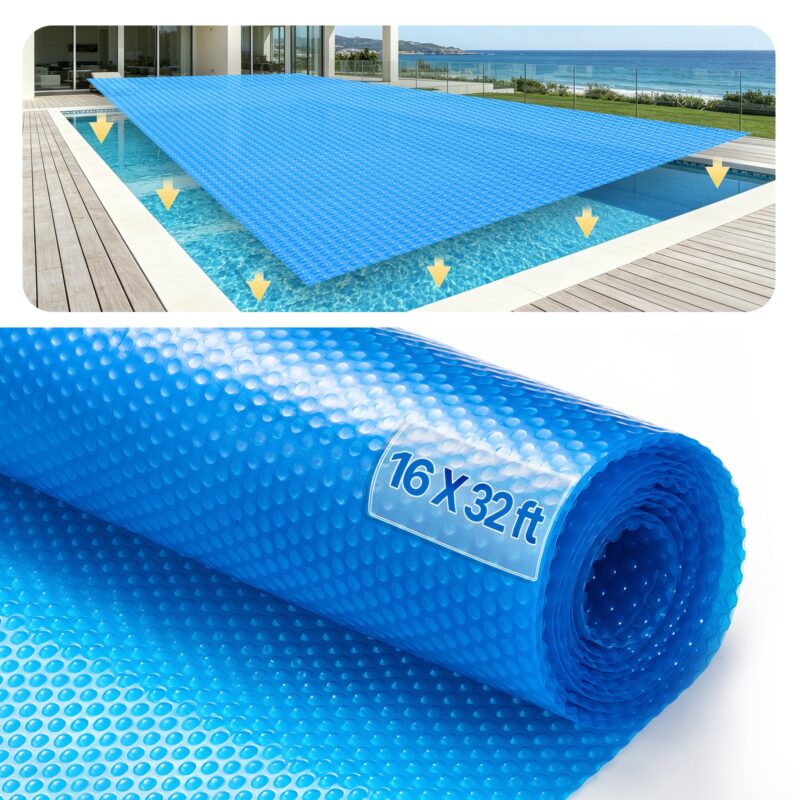 Solar Pool Cover, 9,75 x 4,88 m, 12,85 kg