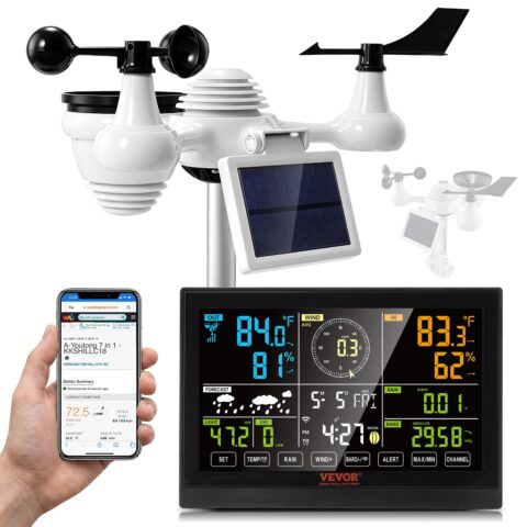 17.8 cm-1 Wi-Fi Weather Station, 17,8 cm