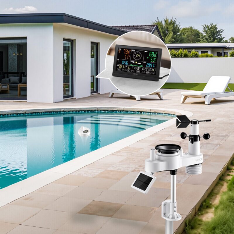 VEVOR 17,8 cm-1 WiFi ilmajaam rakendusega, 190,5 mm, 81 kg