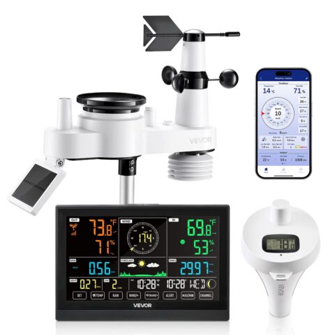 17.8 cm-1 Wi-Fi Weather Station with APP, 17,8 cm, 190,5 mm