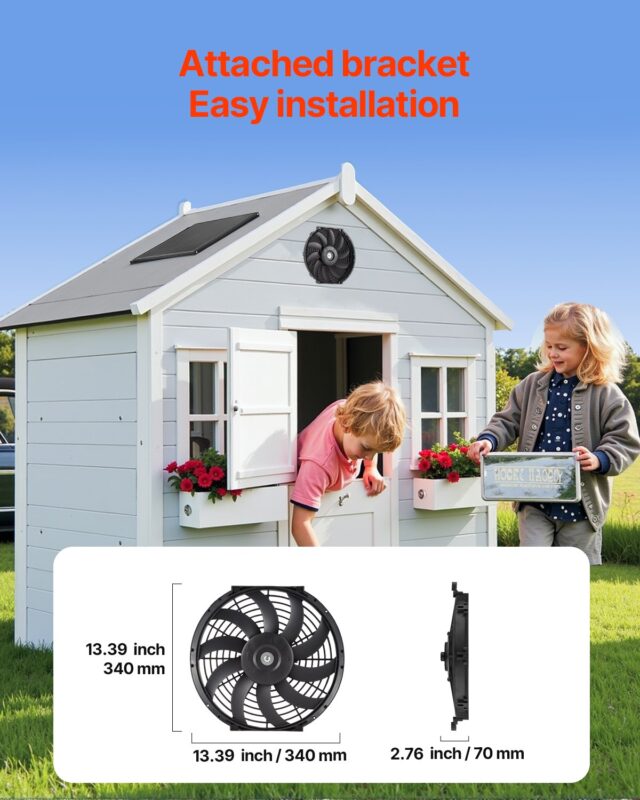 Viilkinnitusega ventilaator, 30,5 cm