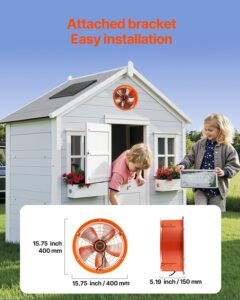 Viilkinnitusega ventilaator, 35,6 cm — pilt 6