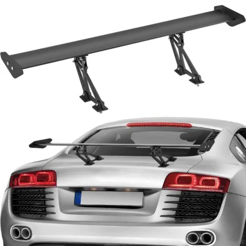 VEVOR Universaalne tagaspoiler GT Style reguleeritav pagasiruumi tiib võidusõiduauto 110 cm, 1106×220×280 mm