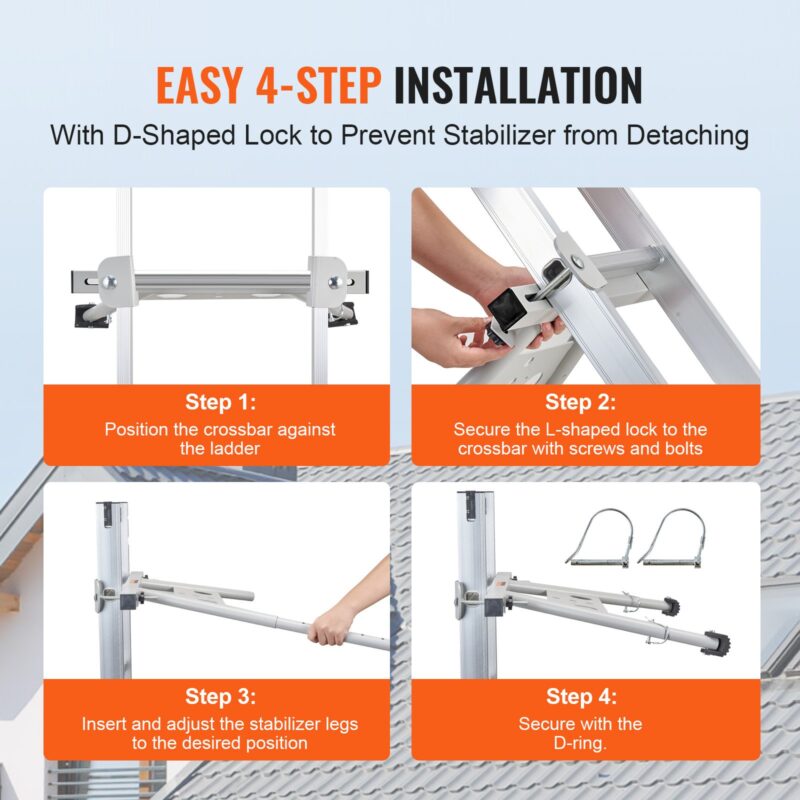 VEVORi redeli stabilisaator, 150 kg, 815×710×55 mm