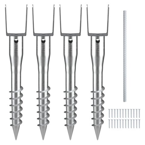 No Dig Ground Anchor, 10 x 7 x 70 cm, 4 tk