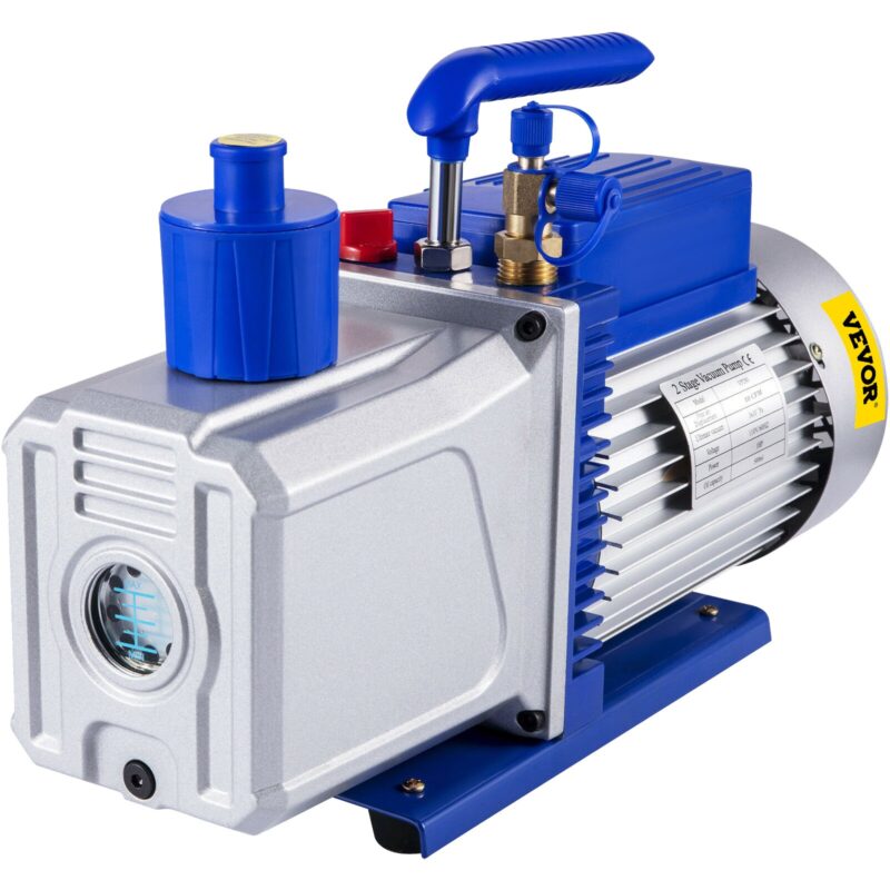 Vacuum Pump 283 L/min(10CFM) 746W(1HP) Vane Vacuum Pump Two Stage 3 x 10⁻¹ Pa Ultimate