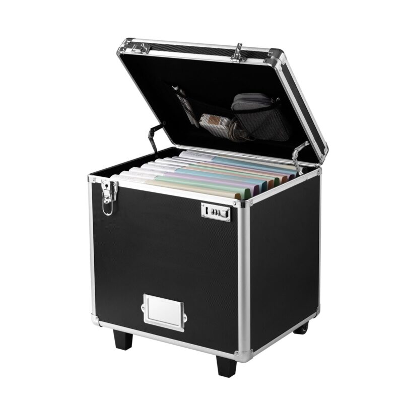 Portable File Storage Box, 10 kg, 395 x 320 x 380 mm, 41,0 x 38,0 x 46,5 cm