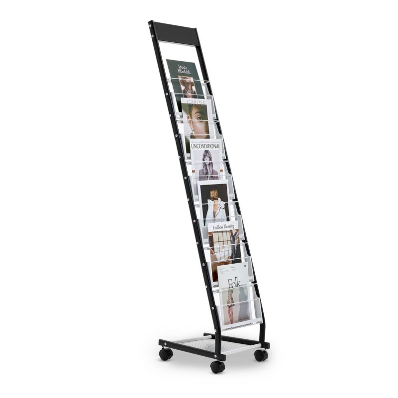 Brochure Display Rack, 2 kg, 6 tasandit