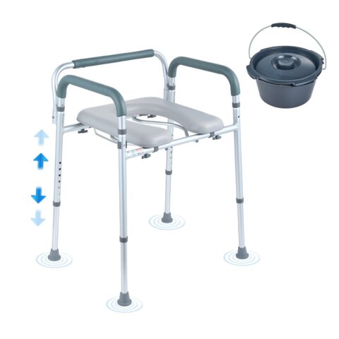 Commode Chair, 159 kg, 5,8 L