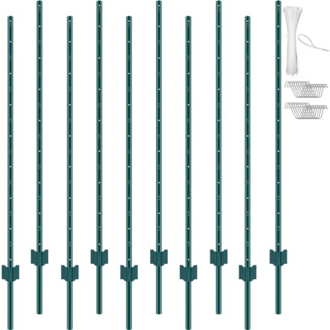 1.52 m Fence Post, 1,52 m, 10 tk