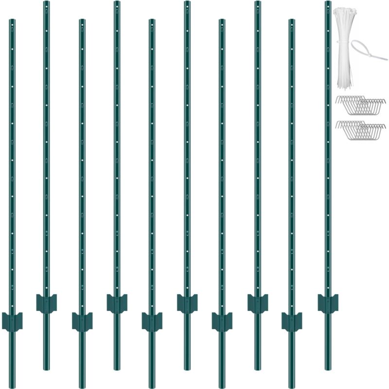 1.52 m Fence Post, 1,52 m, 10 tk
