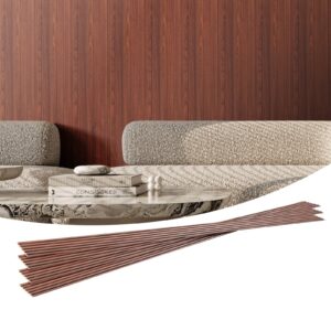 VEVOR Puitliistu akustilised paneelid, 244 x 15,2 cm, 8 tk, must — pilt 1
