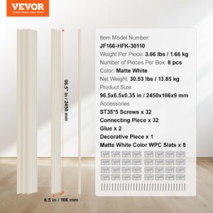VEVOR Puitliistud akustilised paneelid, 244 x 15,2 cm, 8 tk, matt — pilt 7