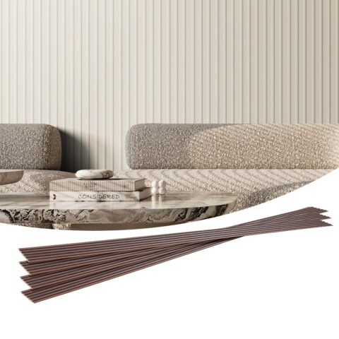 Wood Slat Acoustic Panels, 244 x 15,2 cm, 8 tk
