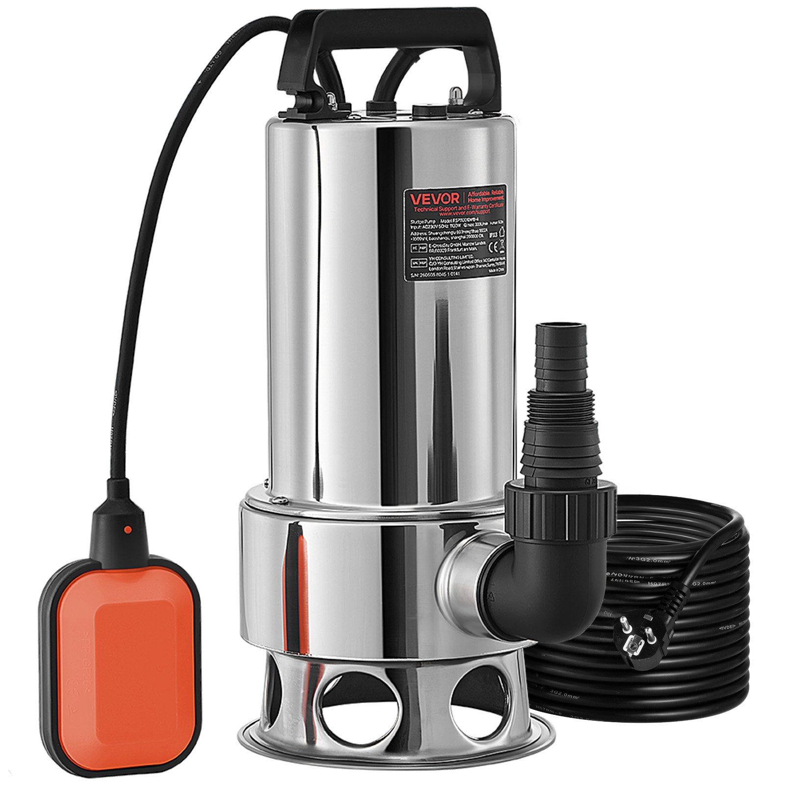 Sukeldatav veepump, 1300 W, 20000 L/h, 10 m