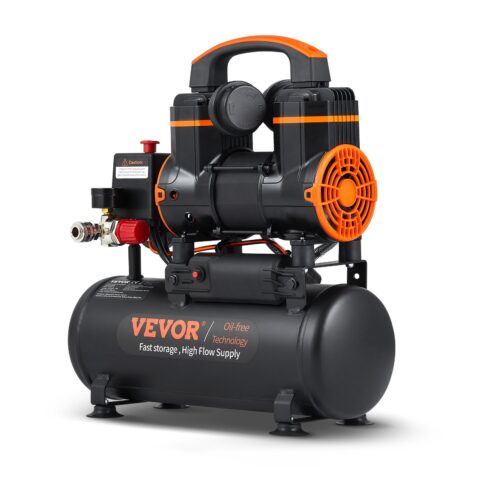Air Compressor 7.9 L 900W 2.2 CFM@ 6.2 bar 70 dB Oil Free, 7,9 L, 900 W
