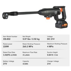 VEVOR Juhtmeta survepesur, 15,2 cm, 350×230×85 mm — pilt 7