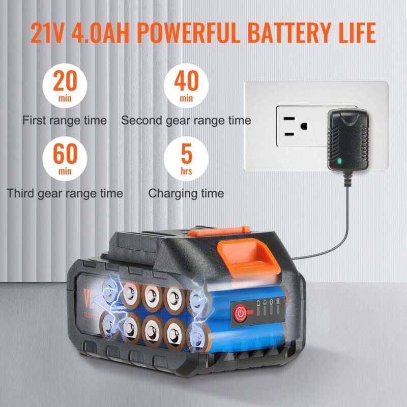 VEVOR Juhtmeta survepesur, 15,2 cm, 300×220×85 mm