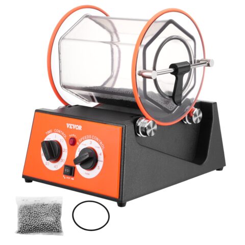 5kg Rotary Tumbler Surface Polisher Jewelry Polish Finish Machine Gem DIY, 5 kg