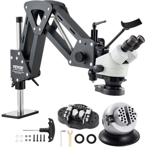 Multi-Directional Microscope with Spring Bracket, 300 mm, 10X 12 kg